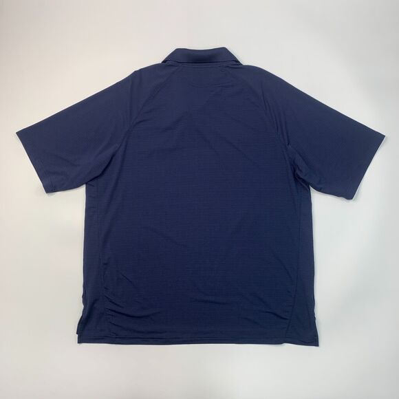 Under Armour AYF American Youth Football Polo Shirt Men XL Navy Blue Performance - Picture 3 of 11